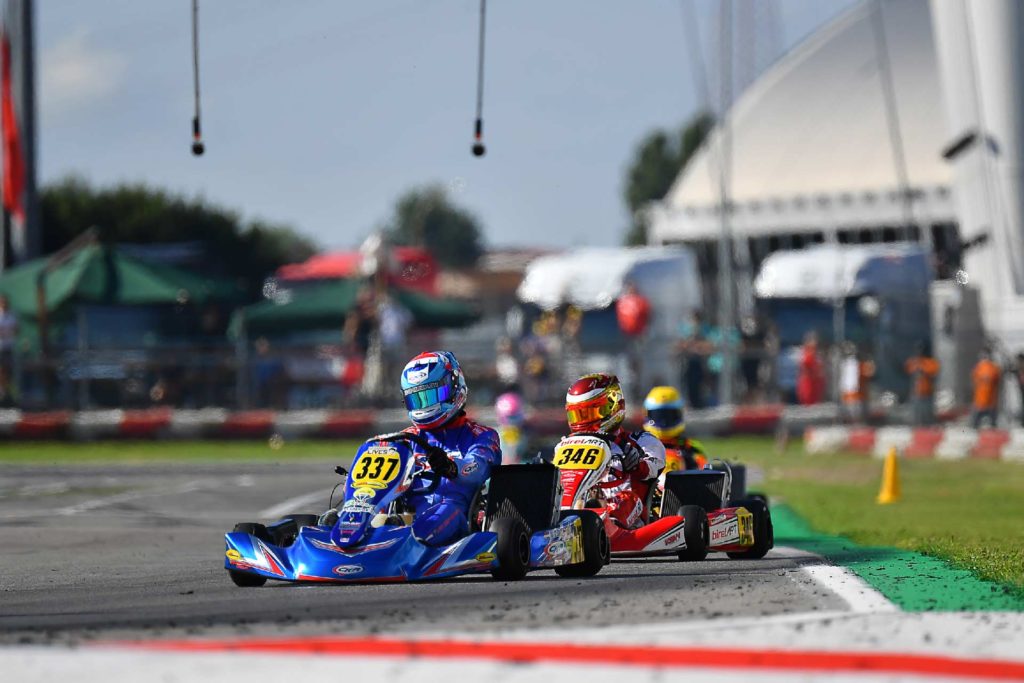 Due giorni di pioggia e un tempo molto instabile al Karting World Championship a Lonato hanno penalizzato l’andamento della gara.